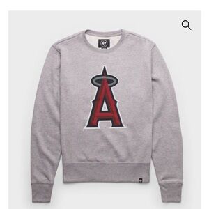 Los Angeles Angels 47 brand crew neck sweatshirt headline crew neck size large
